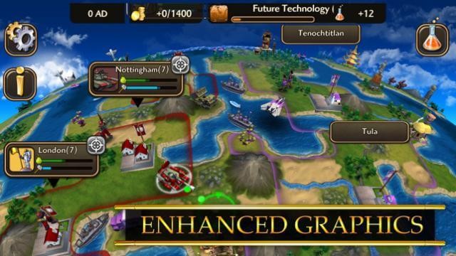Trở thành chỉ huy tối cao của bộ lạc và xây dựng đế chế của riêng mình trong game Civilization Revolution 2