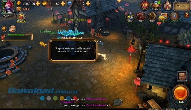 Giao diện game Clash for Dawn