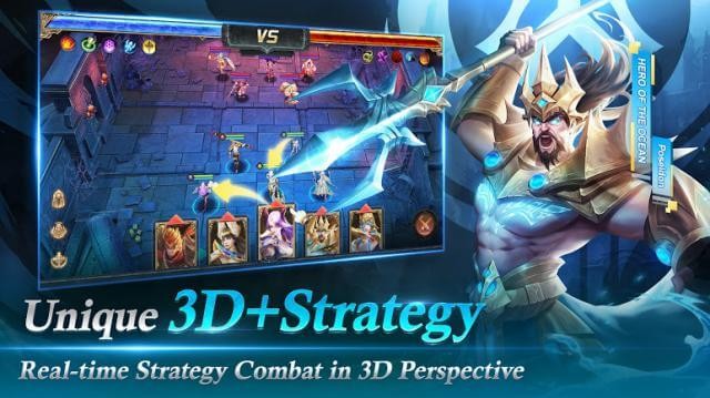 Clash of Deity cho bạn tham gia vào các trận đánh chiến thuật 3D độc đáo