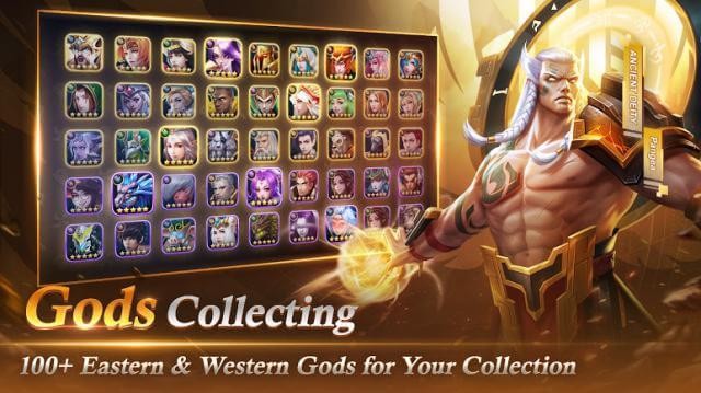 Thu thập tới hơn 100 vị thần phương Đông và phương Tây