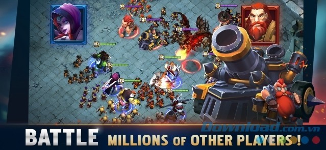Clash of Lords 2: Guild Brawl có tiết tấu nhanh