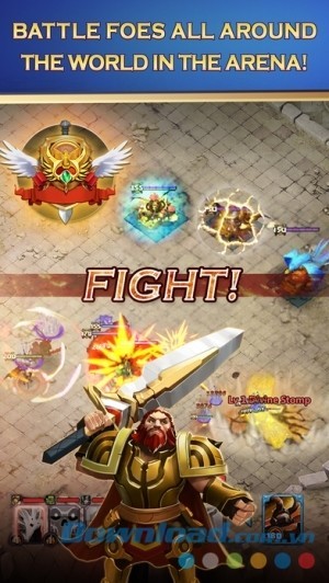 Clash of Lords 2: Heroes War cho iOS là game chiến thuật hay nhất