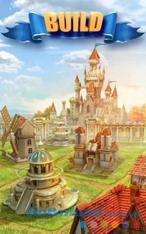 Xây dựng vương quốc Clash of Queens:Dragons Rise cho Android