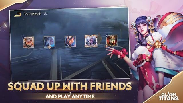 Lập đội với bạn bè và cùng nhau chiến đấu