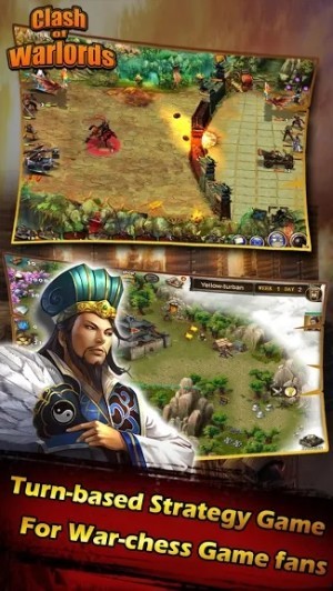 Game chiến thuật theo lượt chủ đề Tam Quốc thú vị Clash Warlords cho Android
