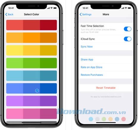 Giao diện đẹp mắt