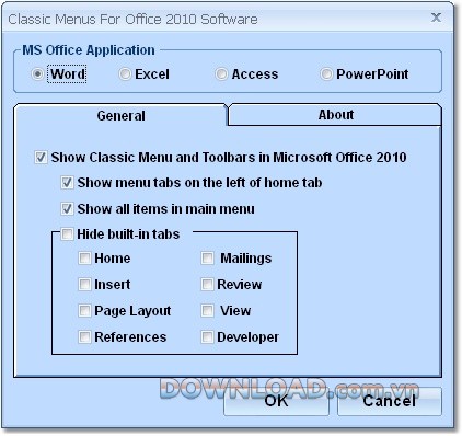Classic Menus For Office 2010 Software
