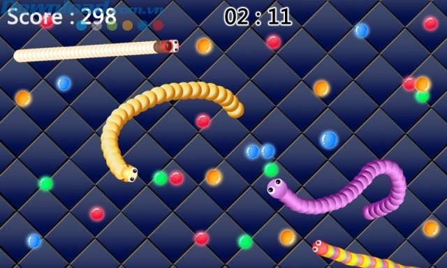 Tiêu diệt những con rắn khác và lớn lên