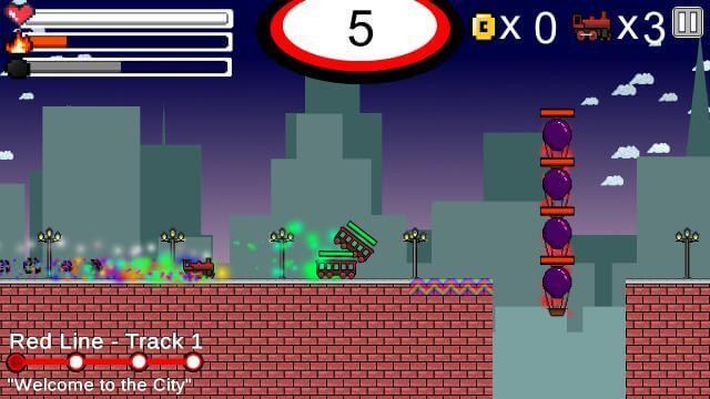 Rất nhiều chướng ngại vật và kẻ thù trên đường