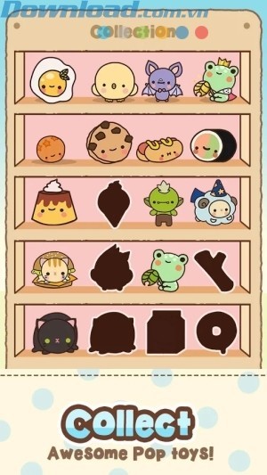 Lấp đầy bộ sưu tập bằng những con thú đáng yêu