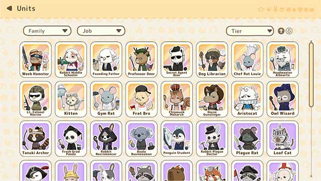 Thu thập và tùy chỉnh vô số loài vật ngớ ngẩn và đáng yêu