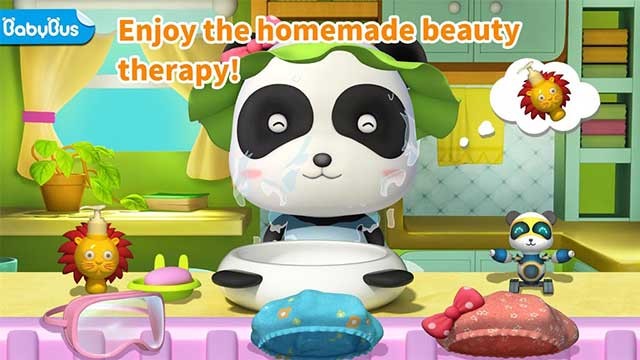 Cùng gấu trúc làm các công việc nhà trong game mô phỏng thú vị Cleaning Fun