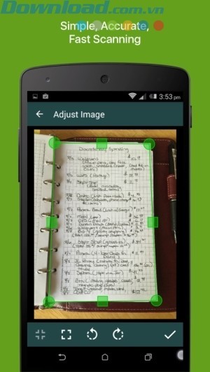 Scan nhanh chóng, chất lượng cao