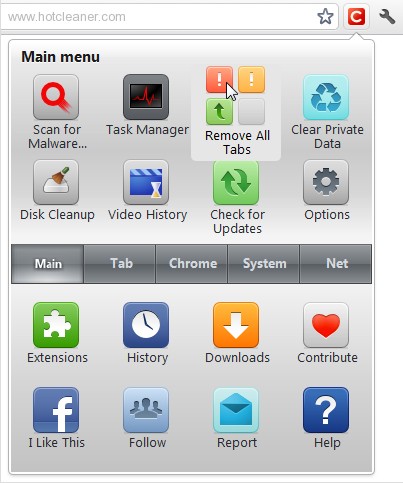 Click&Clean for Chrome