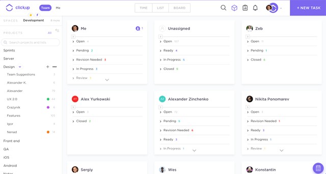 Dễ dàng quản lý nhiệm vụ, theo dõi tiến độ và mục tiêu dự án với Click Up