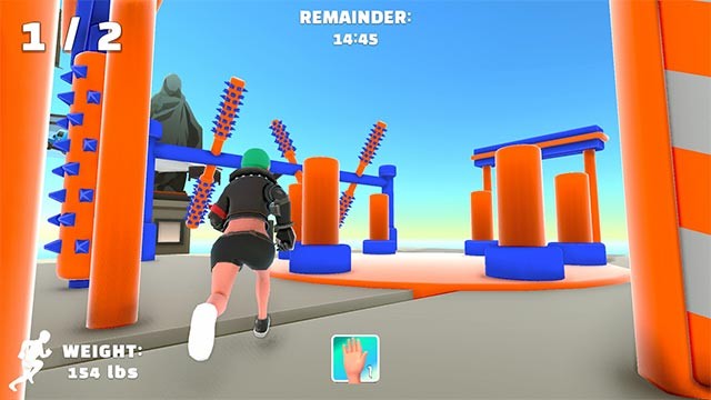 Điều khiển nhân vật chạy trên chiến trường dọc, vượt qua mọi cạm bẫy và chướng ngại vật