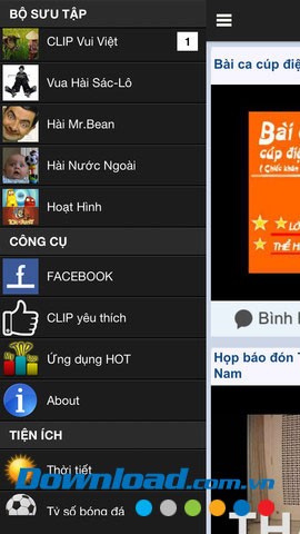 Clip hài for iOS