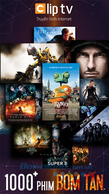 Giao diện Clip TV