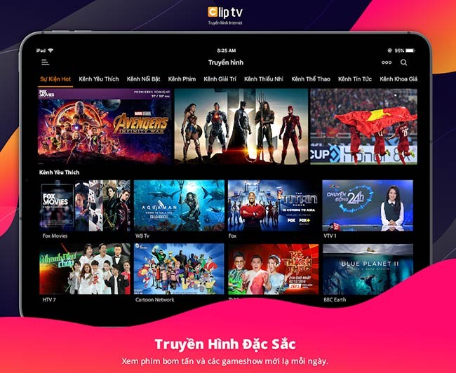 Liên tục cập nhật các bộ phim bom tấn và phim chiếu rạp