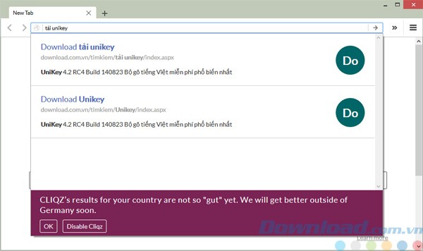 Kết quả tìm kiếm