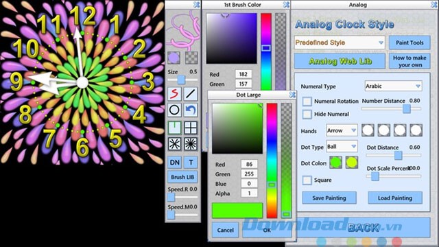 Tùy chỉnh mẫu đồng hồ có trước