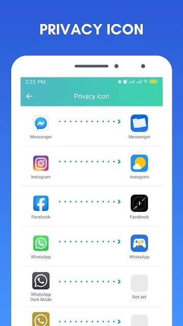 Clone App cho Android bảo vệ sự riêng tư