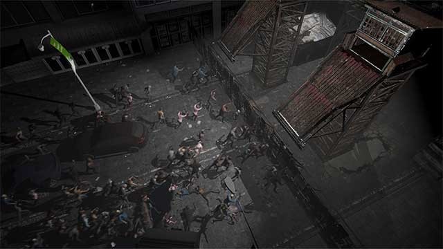 Xây dựng hàng rào để ngăn zombie lao vào trại