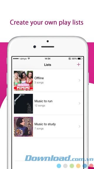 Quản lý playlist nhạc