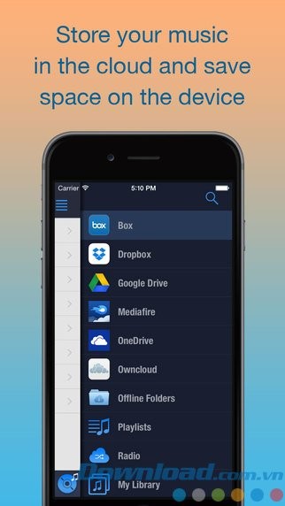 Lưu trữ nhạc trên mây