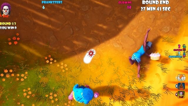 Tìm kiếm vinh quang hoặc tận hưởng niềm vui trên đấu trường Clown Out