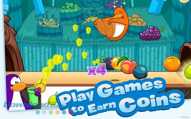 Club Penguin gồm nhiều thử thách thú vị