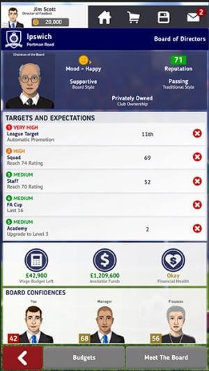 Quản lý mọi khía cạnh liên quan đến đội bóng