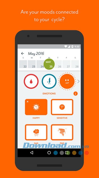 Giao diện sử dụng của ứng dụng Clue