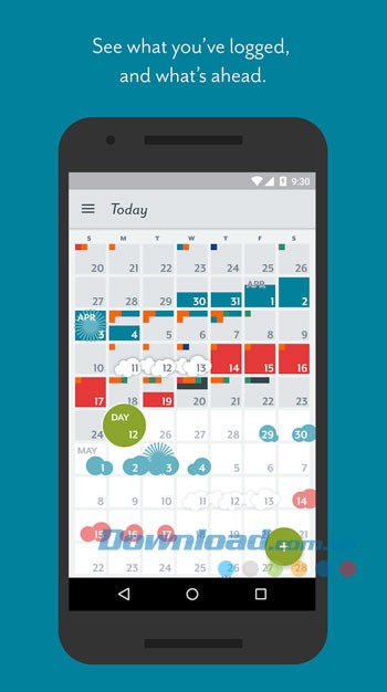Giao diện sử dụng của ứng dụng Clue