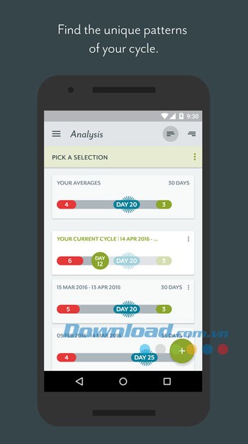 Giao diện sử dụng của ứng dụng Clue