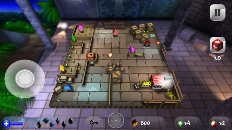 Chơi bằng các phím joystick