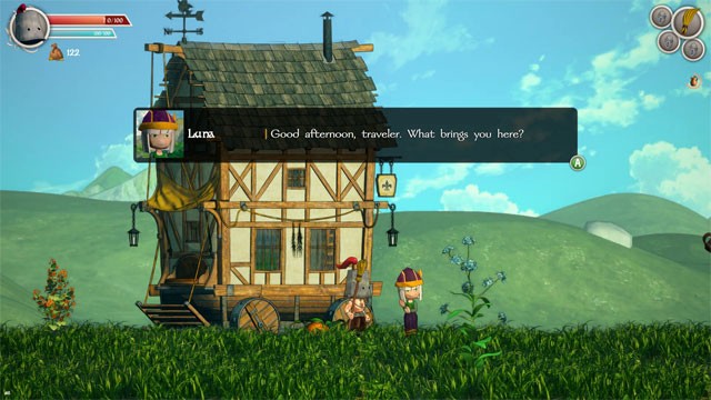 Tương tác với dàn sinh vật vui nhộn trong Clunky Hero game