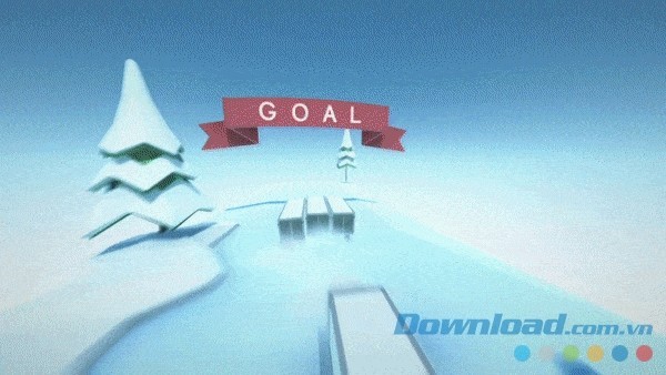 Thực hiện các cú nhảy thành thục và cán đích trong game hành động Clustertruck