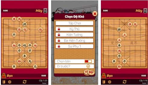 Giao diện chơi game Cờ Tướng Khó Nhất cho Android