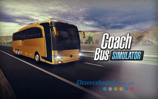 Giao diện chơi game Coach Bus Simulator trên Android