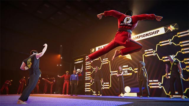 Chinh phục giải võ thuật chuyên nghiệp trong Cobra Kai 2: Dojos Rising game bằng tài năng của chính bạn