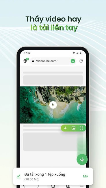 Tải video nhanh trên Cốc Cốc