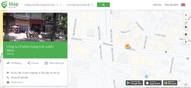Ứng dụng bản đồ thuần Việt - Cốc Cốc Maps