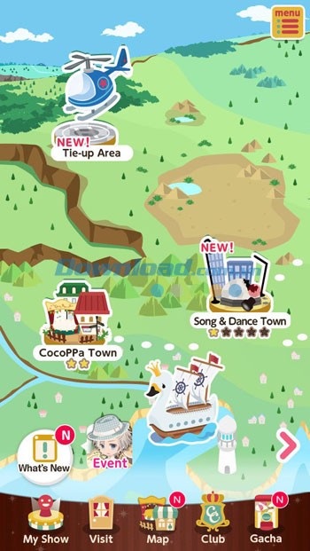 Bản đồ game CocoPPa Play