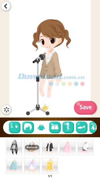 Tùy biến nhân vật với 15 chi tiết