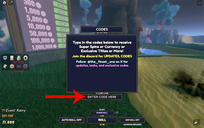 Code Anime Roulette Mới Nhất & Hướng Dẫn Nhập