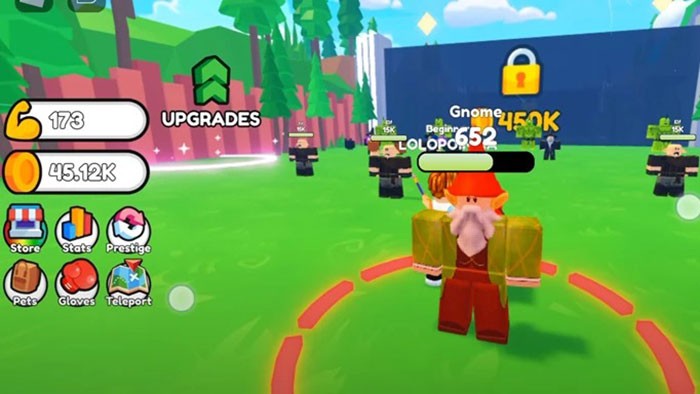 Game Roblox đối kháng click chuột chủ đề đấm bốc - Boxing Fighters Simulator