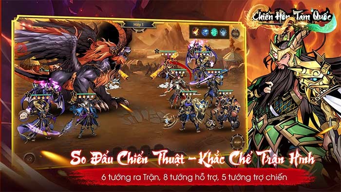 Tham gia vào các trận chiến kinh điển, mang tính biểu tượng trong Chiền Hồn Tam Quốc