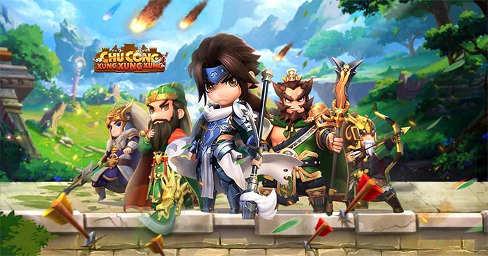 Game chiến thủ thành thời Tam Quốc với phong cách chibi đẹp mắt - Chủ Công Xung Xung Xung