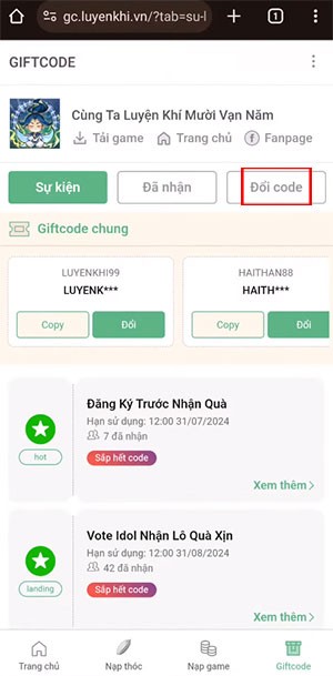 code Cung Ta Luyen Khi Muoi Van Nam 1*479108